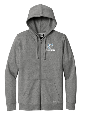 Custom Apparel - Screen Printing - Okemos Volleyball MS - New Era Full - Zip Hoodie - Zip Hoodie - Okemos Volleyball MS - 14597