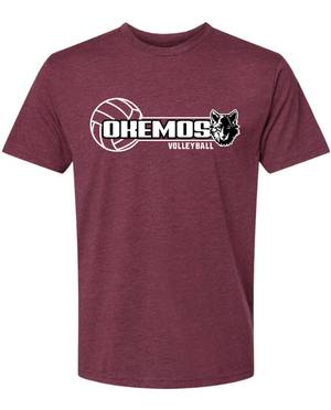 Custom Apparel - Screen Printing - Okemos Volleyball - Unisex T-Shirt - T-shirt - Okemos Volleyball - 14526