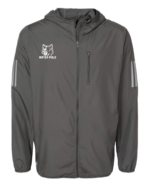 Custom Apparel - Screen Printing - Okemos Water Polo - Adult Unisex Adidas Windbreaker Jacket - Okemos Water Polo - 16226