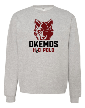 Custom Apparel - Screen Printing - Okemos Water Polo - Adult Unisex Crewneck Sweatshirt (Tall Sizes Available) - Okemos Water Polo - 16226