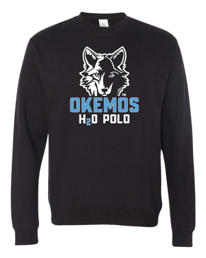 Custom Apparel - Screen Printing - Okemos Water Polo - Adult Unisex Crewneck Sweatshirt (Tall Sizes Available) - Okemos Water Polo - 16226