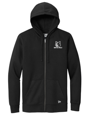 Custom Apparel - Screen Printing - Okemos Water Polo - Adult Unisex New Era Full Zip Hoodie - Okemos Water Polo - 16226