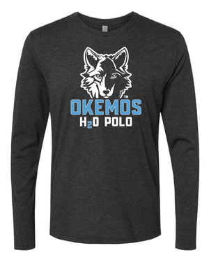 Custom Apparel - Screen Printing - Okemos Water Polo - Adult Unisex Triblend Long Sleeve T-Shirt - Okemos Water Polo - 16226