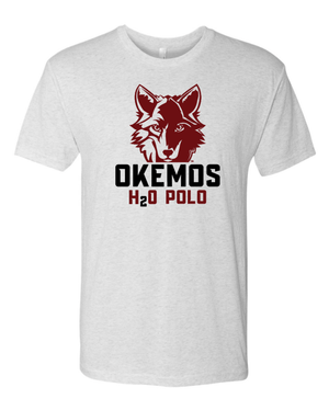 Custom Apparel - Screen Printing - Okemos Water Polo - Adult Unisex Triblend T-Shirt - Okemos Water Polo - 16226