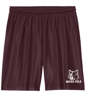 Custom Printed Apparel | Okemos Water Polo Fall 2025 - Adult Mesh 7" Shorts (Maroon/Black) - Okemos Water Polo Fall 2025 - 18411