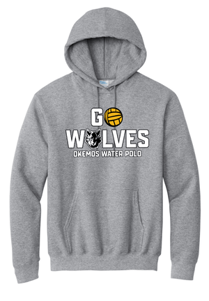 Custom Printed Apparel | Okemos Water Polo Fall 2025 - Athletic Heather Adult Tall Hooded Sweatshirt - Okemos Water Polo Fall 2025 - 18411