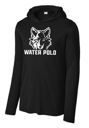 Custom Printed Apparel | Okemos Water Polo Fall 2025 - Black Adult Performance Long Sleeve Hoodie - Okemos Water Polo Fall 2025 - 18411