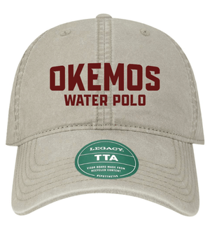Custom Printed Apparel | Okemos Water Polo Fall 2025 - Grey Dad Hat - Okemos Water Polo Fall 2025 - 18411