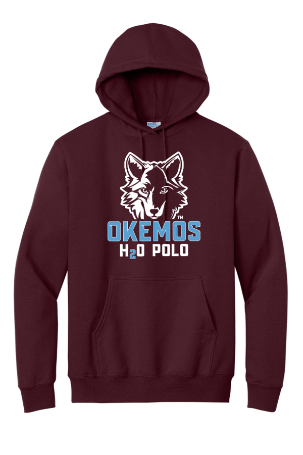 Custom Apparel - Screen Printing - Okemos Water Polo - TALL Adult Unisex Hoodie - Okemos Water Polo - 16226