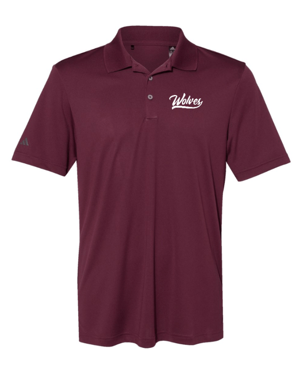 Custom Printed Apparel | Okemos Wolves - Adidas Performance Polo - Okemos Staff Collection