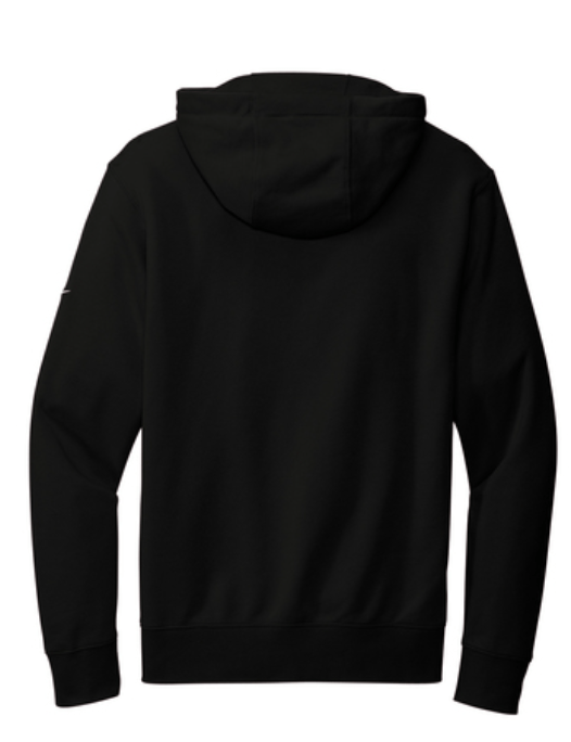 Custom Apparel - Screen Printing - Okemos Wolves - Adult Unisex Black Embroidered Nike Full Zip Hoodie - Okemos Public Schools