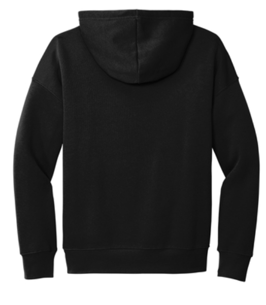 Custom Apparel - Screen Printing - Okemos Wolves Community - Adult Fleece Drop Shoulder Hoodie (Rainbow Wolf Design) - Okemos Wolves Community - 16314
