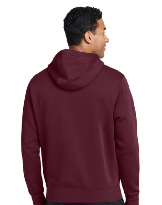 Custom Apparel - Screen Printing - Okemos Wolves Community - Adult Nike Fleece Pullover Hoodie ("O" With Wolf Design) - Okemos Wolves Community - 16314