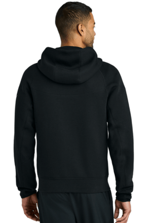 Custom Apparel - Screen Printing - Okemos Wolves Community - Nike Tech Fleece Full Zip Hoodie (Dark Grey/ Black) - Okemos Wolves Community - 16314