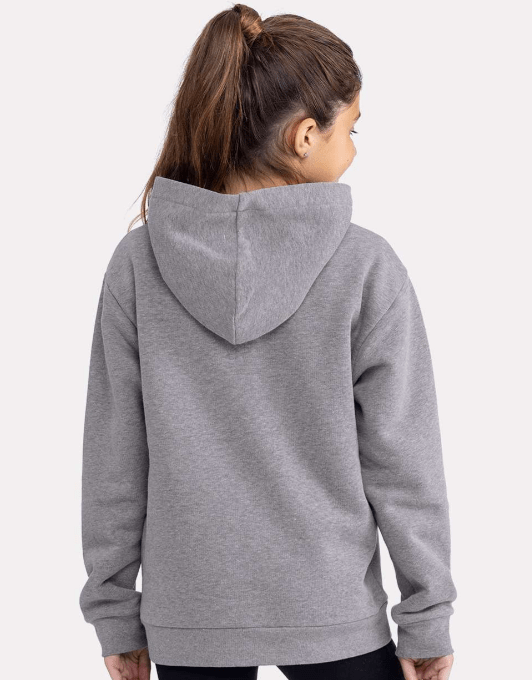 Custom Apparel - Screen Printing - Okemos Wolves Community - Youth Fleece Hoodie ("O" With Wolf Design) - Okemos Wolves Community - 16314
