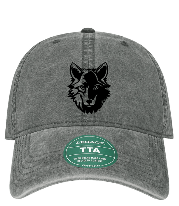Custom Apparel - Screen Printing - Okemos Wolves - Embroidered Wolf Head Twill Cap (Apparel on Demand) - Okemos Public Schools