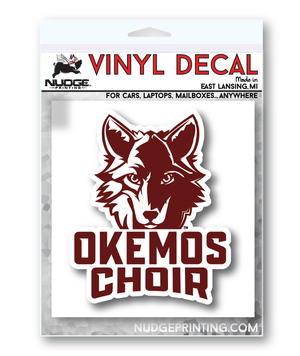 Custom Apparel - Screen Printing - Okemos Wolves - Extracurricular Decals (Multiple Options Available) - Okemos Public Schools