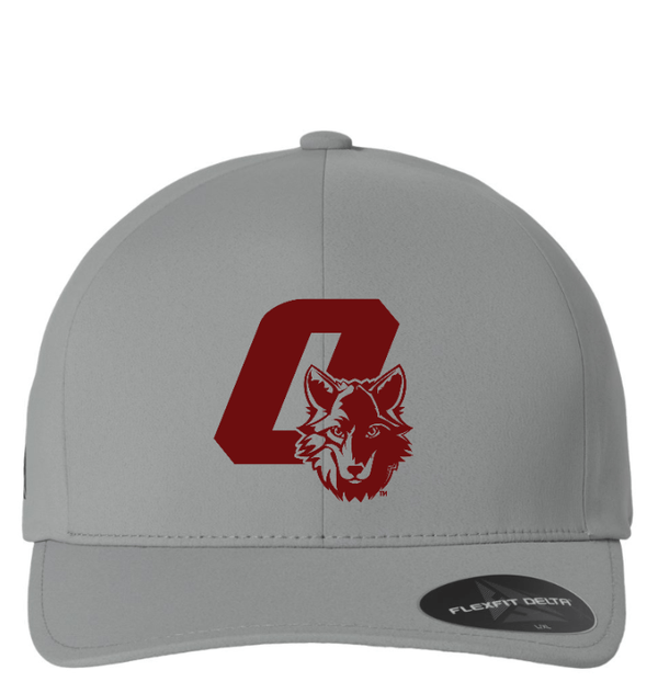 Custom Apparel - Screen Printing - Okemos Wolves - Flexfit Seamless Cap (Okemos "O" & Wolf Head) Apparel on Demand - Okemos Public Schools