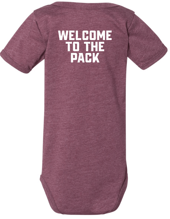 Custom Apparel - Screen Printing - Okemos Wolves - Welcome to the Pack Onesie - Okemos Public Schools