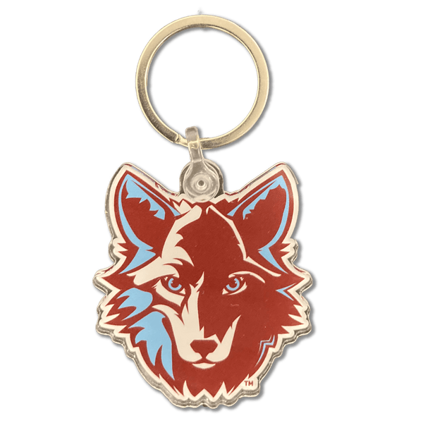Custom Apparel - Screen Printing - Okemos Wolves - Wolf Keychain - Keychain - Okemos Public Schools