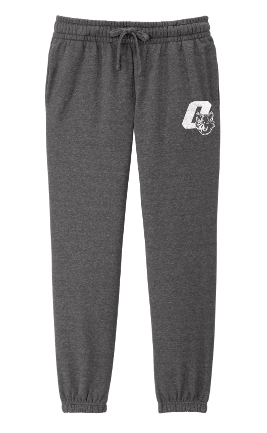 Custom Apparel - Screen Printing - Okemos Wolves - Women's Fleece Sweatpants (Apparel on Demand) - Okemos Public Schools