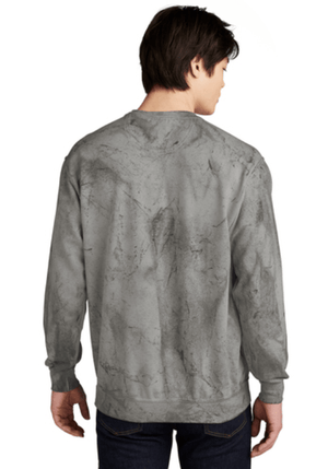 Custom Apparel - Screen Printing - Okemos Woof Pack - Adult Colorblast Crewneck Sweatshirt - Okemos Woof Pack - 16526