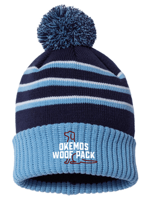 Custom Apparel - Screen Printing - Okemos Woof Pack - Beanie - Beanie - Okemos Woof Pack - 14754