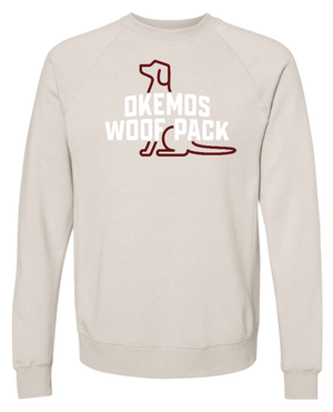 Custom Apparel - Screen Printing - Okemos Woof Pack - Special Blend Crewneck Sweatshirt - Okemos Woof Pack - 16526