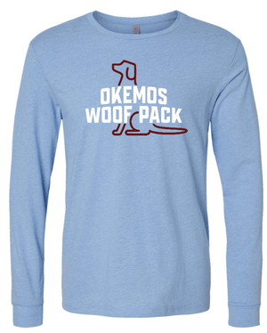 Custom Apparel - Screen Printing - Okemos Woof Pack - Unisex Long Sleeve T-Shirt - Long Sleeve T-Shirt - Okemos Woof Pack - 14754