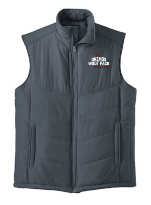 Custom Apparel - Screen Printing - Okemos Woof Pack - Unisex Puffy Vest - Jacket - Okemos Woof Pack - 14754