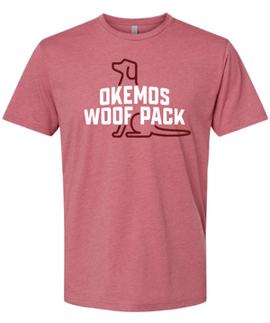Custom Apparel - Screen Printing - Okemos Woof Pack - Unisex T-Shirt - T-shirt - Okemos Woof Pack - 14754