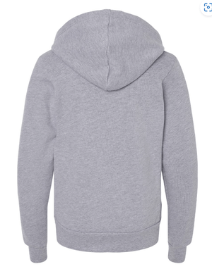 Custom Apparel - Screen Printing - Okemos Woof Pack - Youth Fleece Full Zip Hoodie - Okemos Woof Pack - 16526
