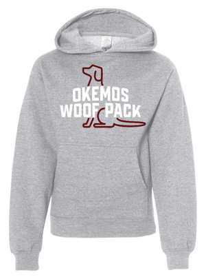 Custom Apparel - Screen Printing - Okemos Woof Pack - Youth Sweatshirt - Youth Hoodie - Okemos Woof Pack - 14754