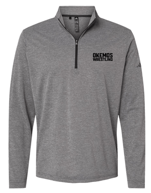 Custom Apparel - Screen Printing - Okemos Wrestling 24/25 - Adidas Lightweight Quarter Zip Pullover - Okemos Wrestling 24/25 - 16902