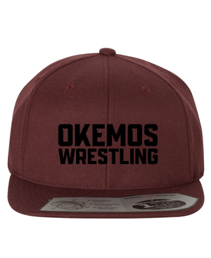 Custom Apparel - Screen Printing - Okemos Wrestling 24/25 - FlexFit Snapback Cap - Okemos Wrestling 24/25 - 16902