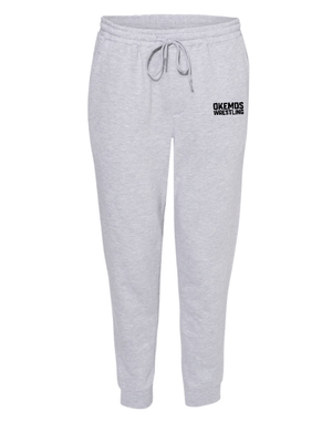 Custom Apparel - Screen Printing - Okemos Wrestling 24/25 - Midweight Fleece Pants ~ Black Camo / Grey ~ - Okemos Wrestling 24/25 - 16902
