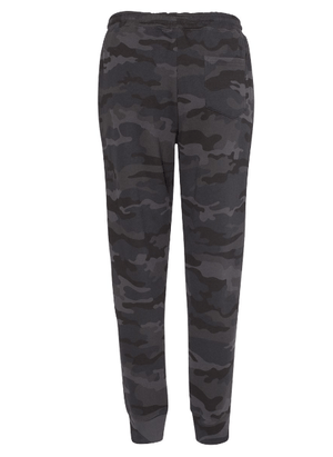 Custom Apparel - Screen Printing - Okemos Wrestling 24/25 - Midweight Fleece Pants ~ Black Camo / Grey ~ - Okemos Wrestling 24/25 - 16902