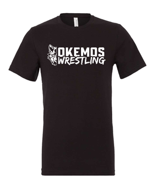 Custom Apparel - Screen Printing - Okemos Wrestling 24/25 - Unisex T-Shirt ~ Maroon / Black ~ (OPTIONAL PERSONALIZATION) - Okemos Wrestling 24/25 - 16902