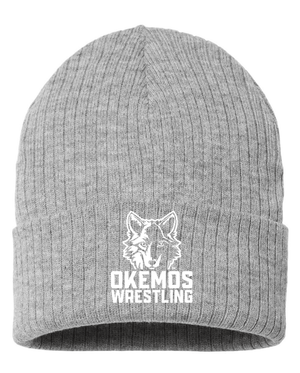 Custom Apparel - Screen Printing - Okemos Wrestling - Rib Cuffed Beanie - Okemos Wrestling - 14951