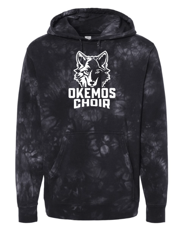 Okemos Choir Apparel - Adult Midweight Tie-Dyed Hooded Sweatshirt