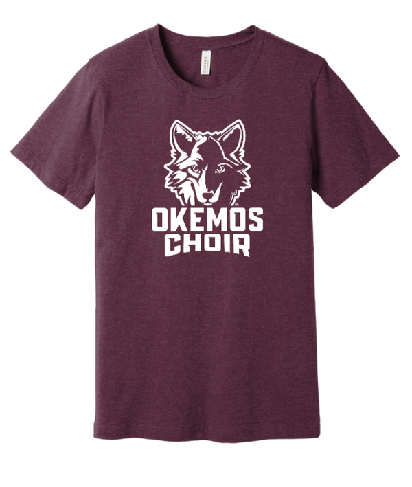 Okemos Choir - Adult Unisex T-Shirt  -- Blue / Maroon