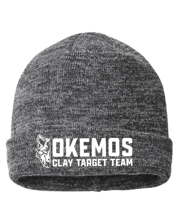 Okemos Clay Target Team 2024 - Marled Grey Beanie