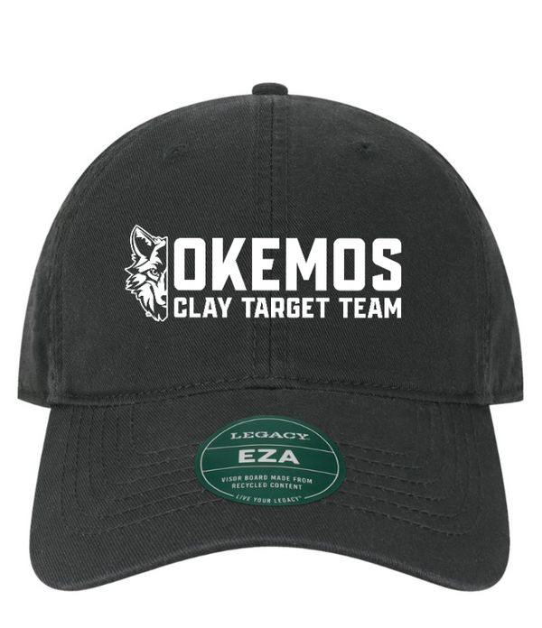 Okemos Clay Target Team 2024 - Relaxed Twill Dad Hat (Maroon, Black)