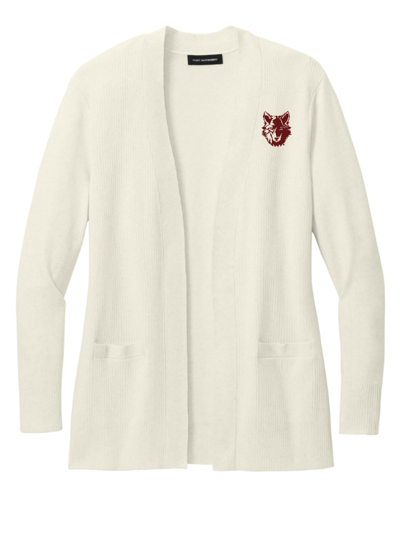 Okemos 2024-2025 Staff Options - Women's Easy Care Open Front Cardigan (Multiple Colors)