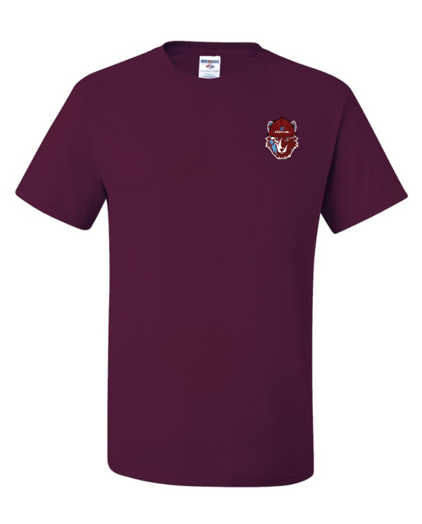 Okemos Operations Uniforms - Dri Power T-Shirt ~ Charcoal / Maroon ~