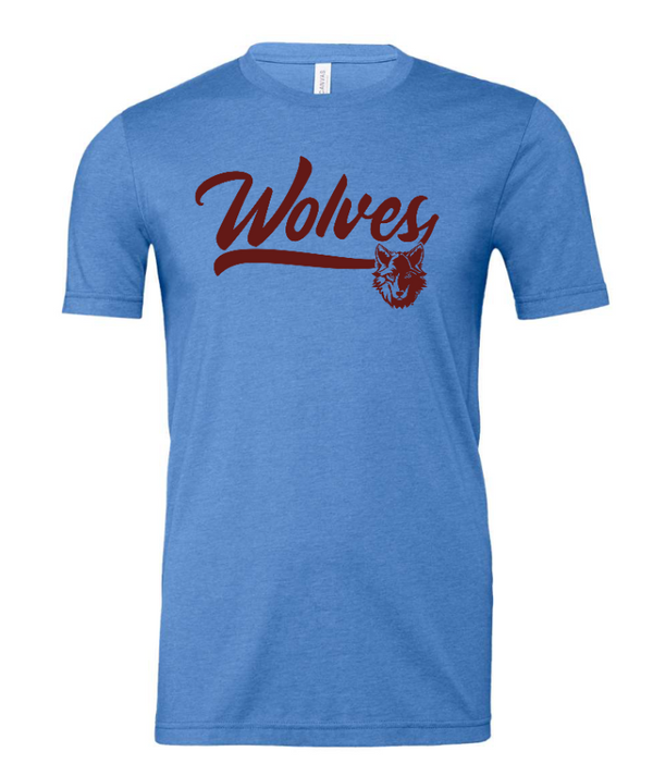 Okemos Public Montessori - Unisex Jersey T-Shirt Grey/ Blue