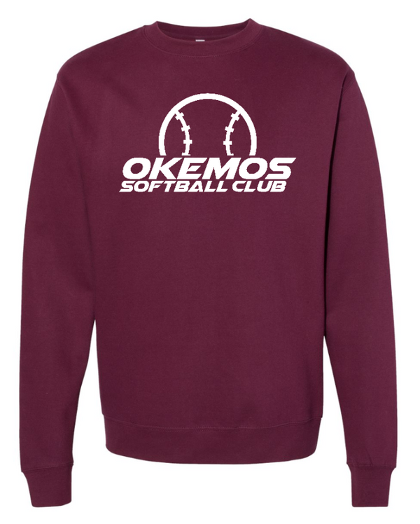 Okemos Softball Club - Midweight Crewneck Sweatshirt