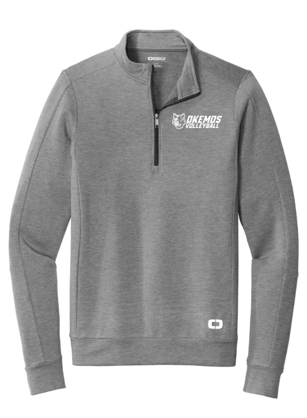 Okemos Volleyball 2024 - OGIO Adult 1/2 Zip Fleece Grey