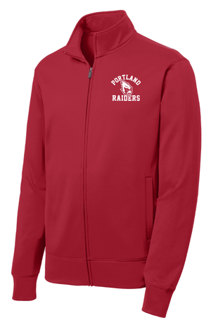 Custom Printed Apparel | ON DEMAND | PORTAND RAIDERS | Youth Sport - Wick Fleece Full Zip Jacket - Fabricated Customs