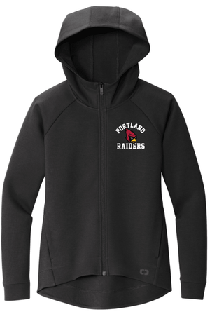 Custom Printed Apparel | ON DEMAND | PORTLAND RAIDERS | OGIO Women's Bolt Full Zip Hoodie - Fabricated Customs